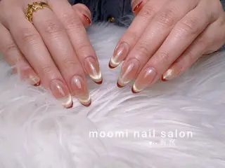 セミロング 長さだし専門店 Moominのネイルデザイン
