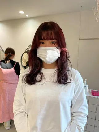 ミディアム カラー Koto🌿 ブリーチなしカラーのヘアスタイル