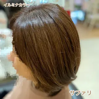 ミディアム カラー T Maiのヘアスタイル
