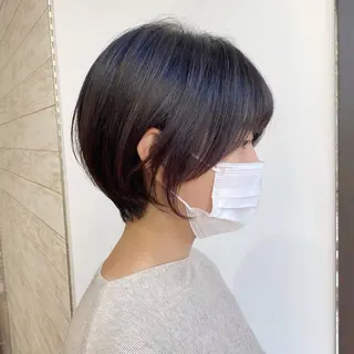 ショート ショート/レイヤー カット/服部タカノリのヘアスタイル
