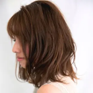 ミディアム Endearing 銀座/レイヤーカットのヘアスタイル