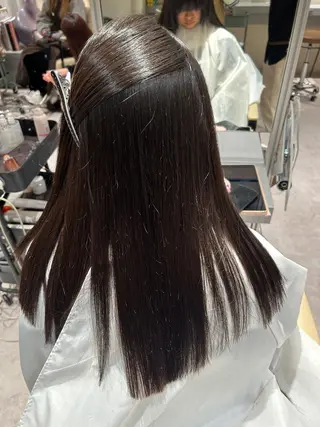 セミロング 木村 那奈のヘアスタイル
