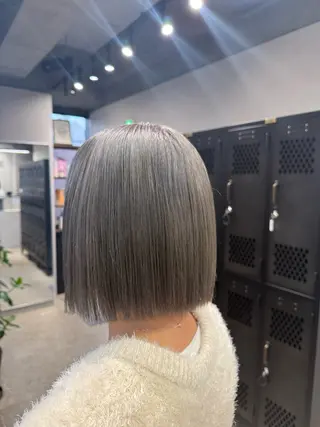 カラー ルシ🎨/ハイトーン デザイン/髪質改善のヘアスタイル