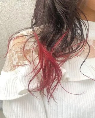 セミロング カラー ヘアアレンジ 【池袋/スパイキー ショート】ⓝⓘⓜⓤのヘアスタイル