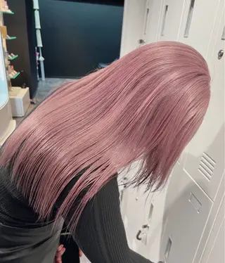 ロング カラー ハイトーン髪質改善 🫧大阪/kanonのヘアスタイル