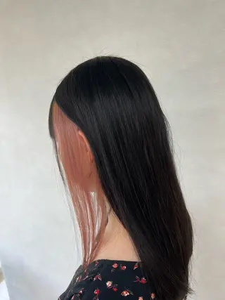 ミディアム カラー メンズ/パーマ /フェード/岡山秀人のヘアスタイル