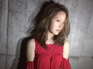 セミロング カラー ブリーチ/ハイトーン 天童市/SERINAのヘアスタイル