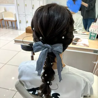 ロング ヘアアレンジ 宮永 璃沙のヘアスタイル