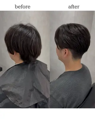 メンズ ニュアンス/フェザー メンズカット/Senのヘアスタイル