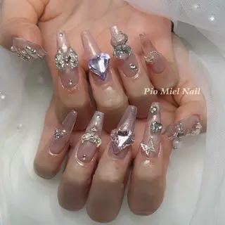 ネイル HANA 長さだしのネイルデザイン