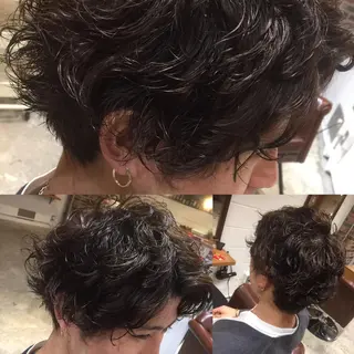 パーマ メンズ 竹嶌 健吾のヘアスタイル