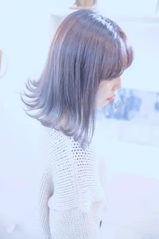 ミディアム 髪質改善酸性縮毛矯正 酸性ストレート◎鈴木のヘアスタイル