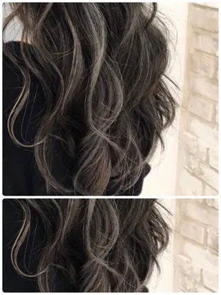 セミロング 白井 秀太郎のヘアスタイル