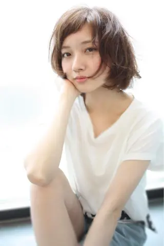 ショート ミディアム セミロング カラー パーマ tuuli トゥーリのヘアスタイル