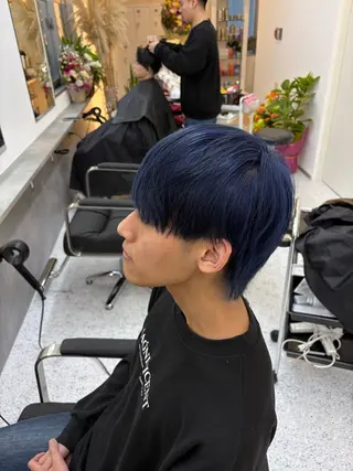 カラー メンズ 笹江 瑞穂のヘアスタイル