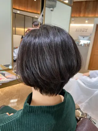 ショート カラー ヘアアレンジ レイヤー×ヘッドスパ *保田遥*のヘアスタイル