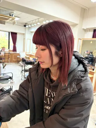 ミディアム カラー takada kohのヘアスタイル