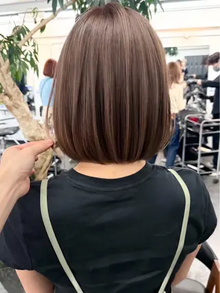 ショート カラー ハイライト/レイヤー 河原町/Manatoのヘアスタイル