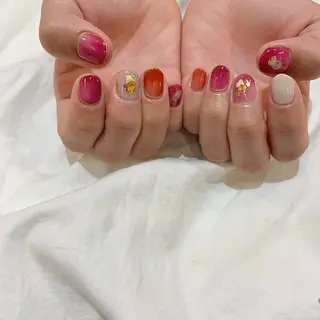 ネイル 藤原 胡桃のネイルデザイン