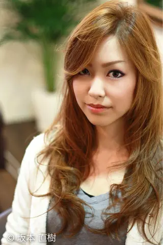 ロング カラー ヘアアレンジ 坂本 直樹のヘアスタイル