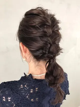 ミディアム yui .のヘアスタイル