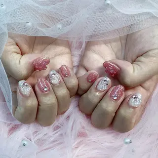 ネイル パーツ全部¥110 サロンミミのネイルデザイン