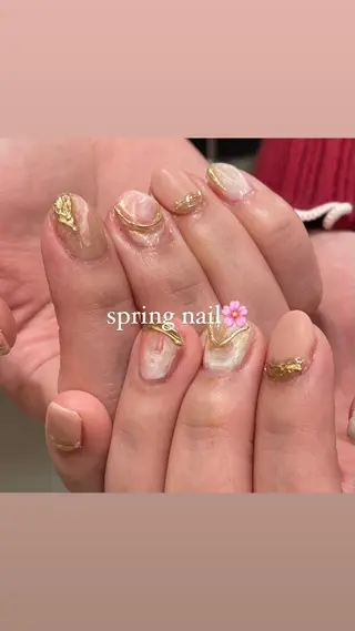 ネイル 淡色ネイル 🎀moeのネイルデザイン