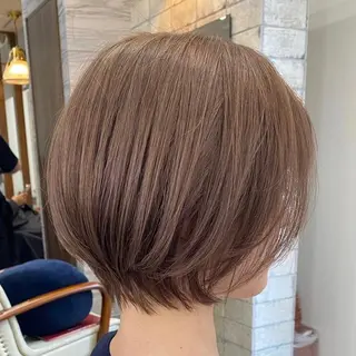 ショート カラー パーマ ヘアアレンジ メンズ キッズ ネイル マツエク・マツパ アイブロウ エクステモデル募集 💗大阪梅田/川上のヘアスタイル