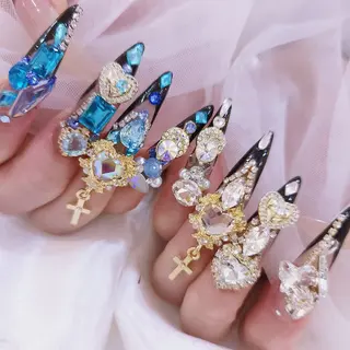 ネイル 梅田🦄中崎町🩵 u n o 0 1のネイルデザイン