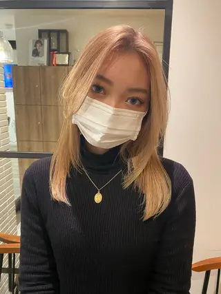 セミロング ケリーズグリーン所属・艶髪 森田/嵩士のヘアスタイル