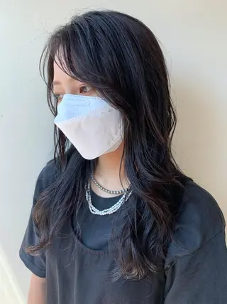ミディアム カラー AR.MARA サトウヒカルのヘアスタイル