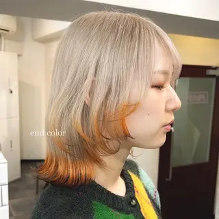 ショート カラー 🌈艶ハイトーン🌈 心を込めます🤝涼介のヘアスタイル