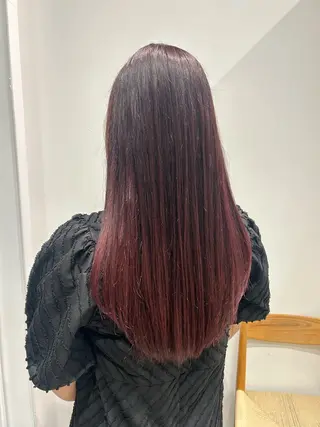 ロング カラー ヘアアレンジ yuka .のヘアスタイル