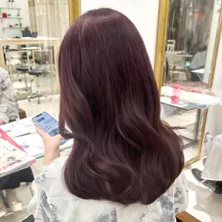 ロング カラー 透明感カラー 古山 結季🌙🖤のヘアスタイル