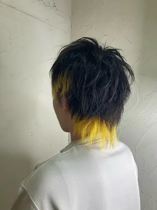 カラー メンズ 佐藤 健のヘアスタイル