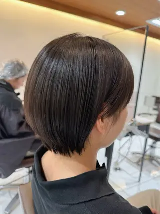 ショート 八木菜美 似合わせ/ニュアンスのヘアスタイル