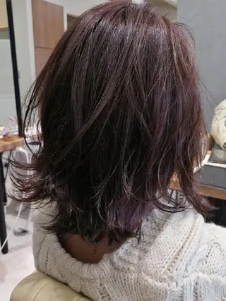 ミディアム hase _のヘアスタイル