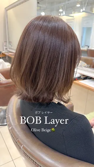 セミロング カラー ✨カラー支持No.1 🧸ワキ カナコ🧸のヘアスタイル