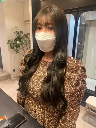 ロング カラー riria/ボブ /透明感カラー🎀のヘアスタイル