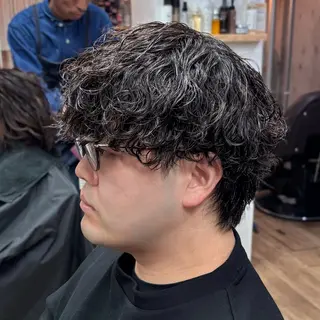 ミディアム パーマ メンズ 【メンズ特化】パーマ /マッシュ/ヨシダのヘアスタイル