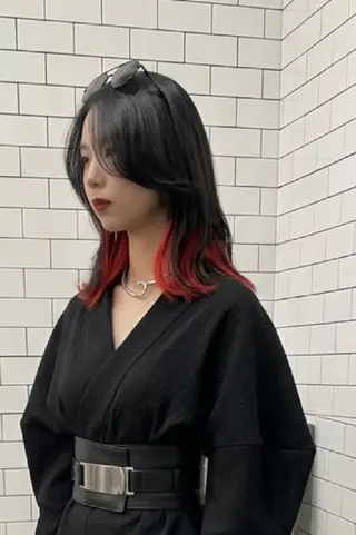 ミディアム カラー 中区/legare 🌈山村/髪質改善のヘアスタイル