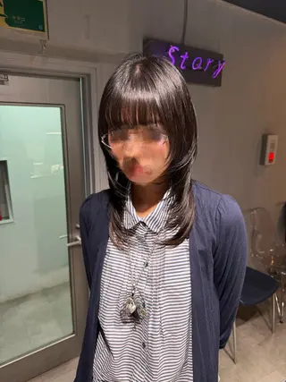 セミロング カラー 🦋ハイトーンボブ ショート🦋トシキのヘアスタイル