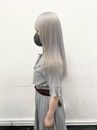 ロング カラー パーマ ヘアアレンジ メンズ キッズ ネイル マツエク・マツパ アイブロウ ブリーチ　ハイトーン 特化🌈フジタハルキのヘアスタイル