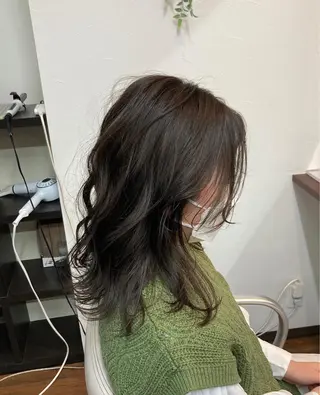 セミロング カラー ヘアと眉Otsuka Hikari💆‍♀のヘアスタイル