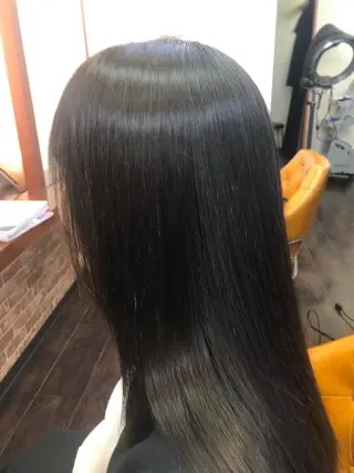 ロング パーマ ヘアアレンジ 桧山 真のヘアスタイル