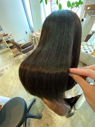 ロング 栗田 大輝のヘアスタイル