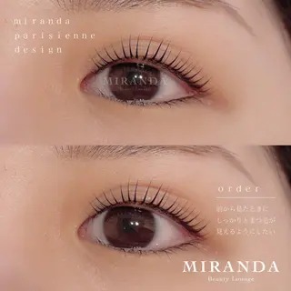 マツエク・マツパ アイブロウ MIRANDA beautyのマツエク・マツパデザイン
