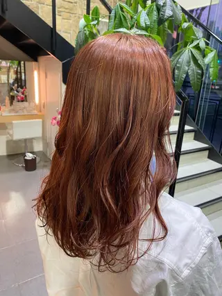 ロング カラー ヘアアレンジ TSUNA 🌙 Lim 五反田のマツエク・マツパデザイン