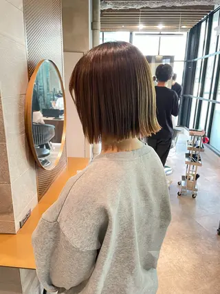 ショート ハイトーン/透明感 yuinaのヘアスタイル
