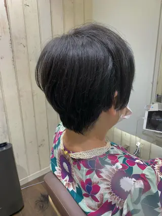 ショート デジタルパーマ🫧 韓国風ヘア🫧サクラのヘアスタイル